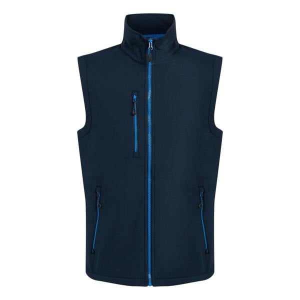 Regatta Professional Mens Softshell 2 Layer Body Warmer - Navy/French Blue - 