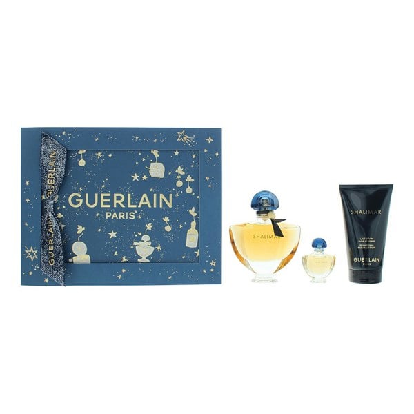 Guerlain Shalimar 3 Piece Gift Set: Eau de Parfum 50ml - Eau de Parfum 5ml - Body Lotion 50ml