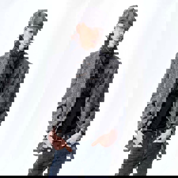 Heritage Traditions Carlyle Tweed Herringbone Newsboy Cap