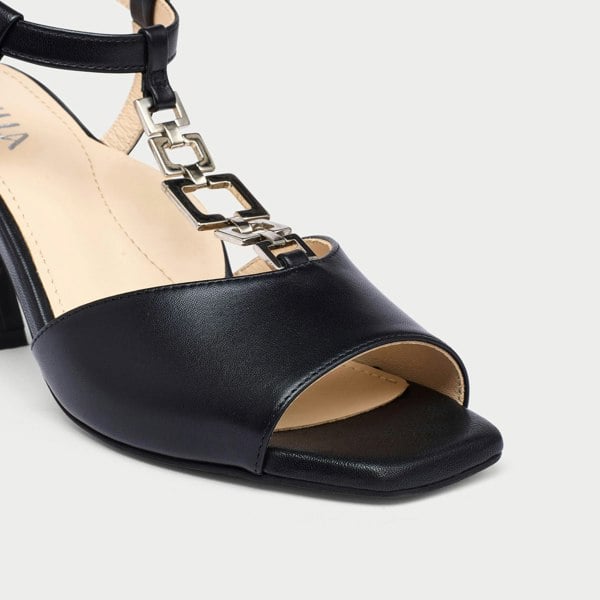 Calla Pamela Shoes - Black Leather