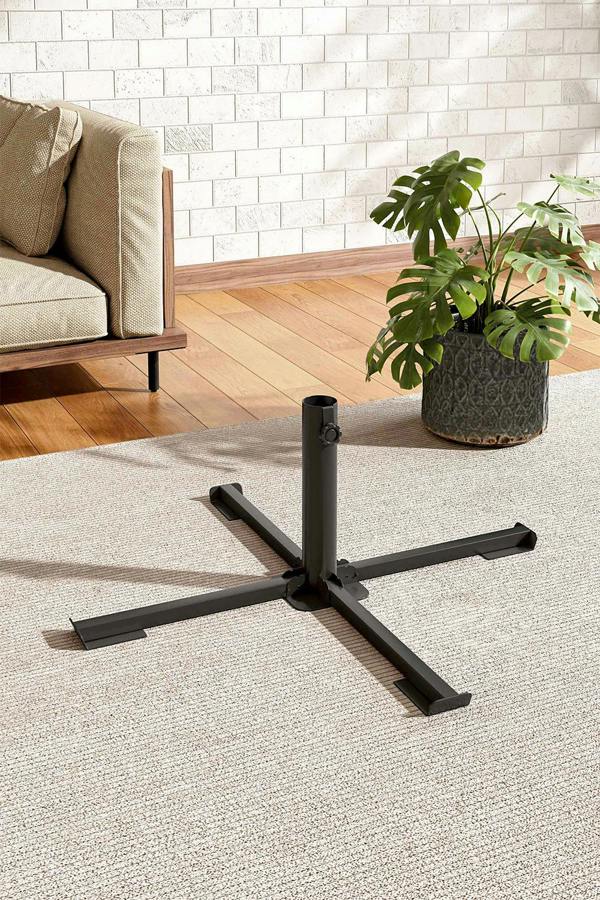 Portable Foldable Cross Parasol Base Patio Umbrella Stand