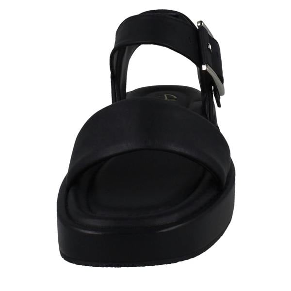 Clarks Ladies Clarks Square Toe Flatform Sandals Alda Strap