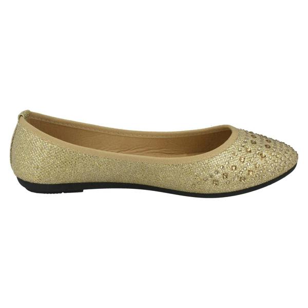 Spot On Ladies Spot On Flat Ballerinas