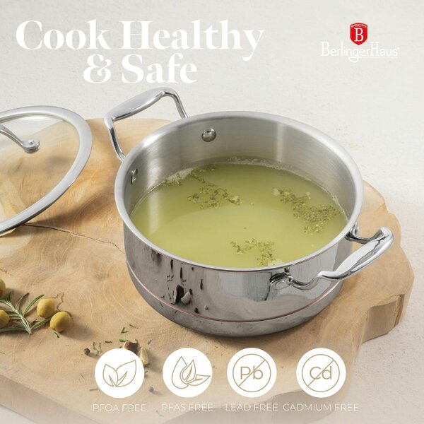Berlinger Haus Casserole with Lid, 20 cm Berlinger Haus BH8814