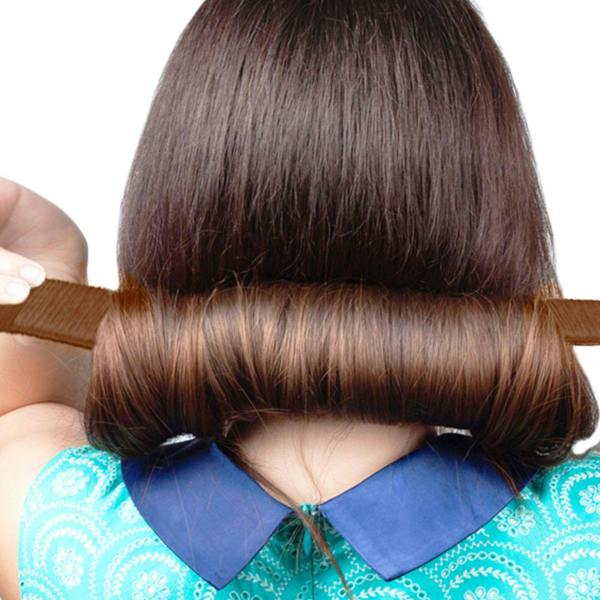 Aquarius Magic Twist Hair Bun Maker Donut Shaper Beige Easy Updo Styling Tool