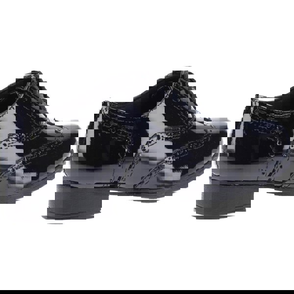 Hush Puppies Kada Junior Patent Leather Girls's Patent Black Brogues