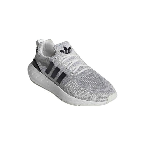 Adidas Womens/Ladies Swift Run 22 Textile Trainers - White/Black - 