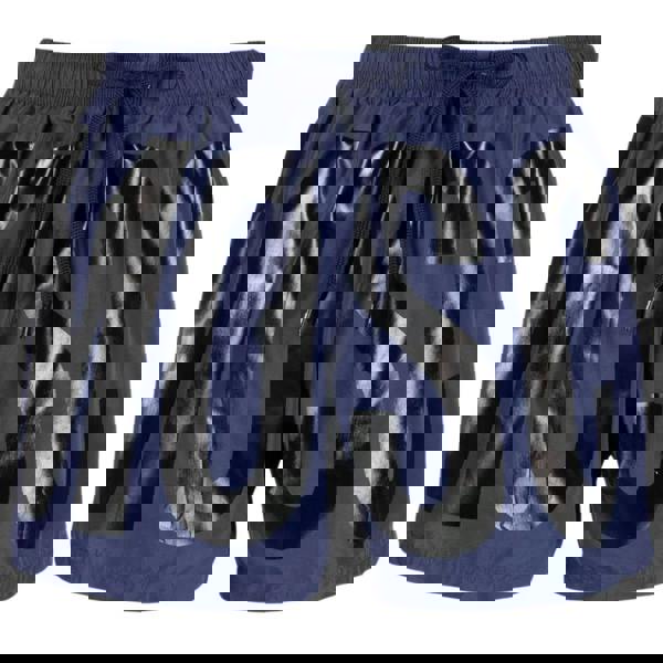 Moschino Mens Logo Swim Shorts - Navy Blue - 