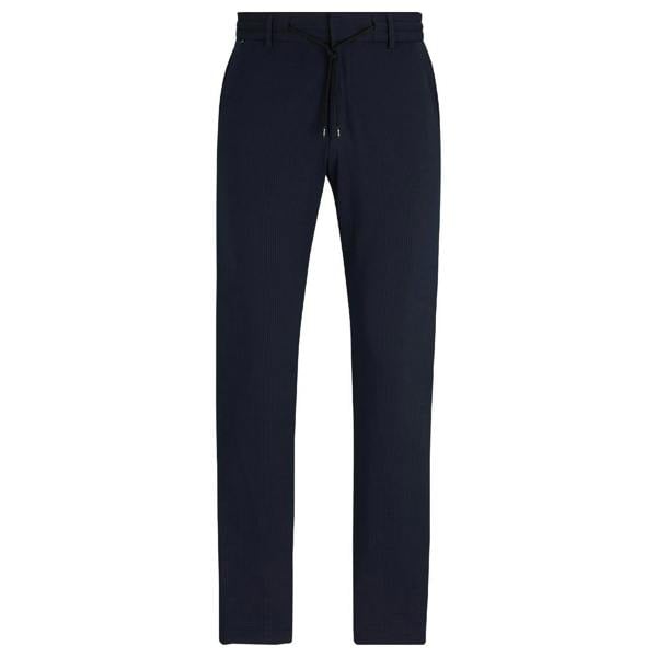 Boss Mens Genius Chinos - Dark Blue - 