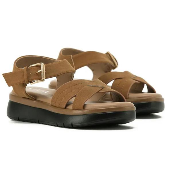 VIVA Nova: Women's Lightweight Adjustable Buckle Flatform Wedge Sandals