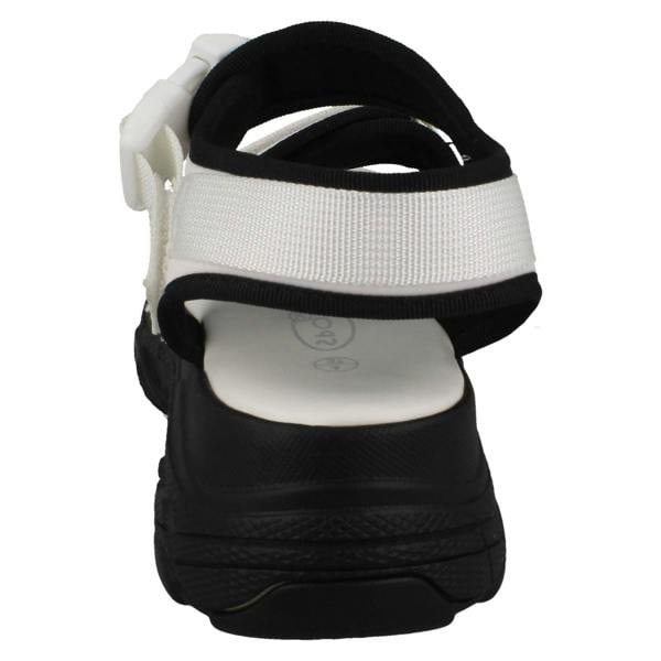 Spot On Ladies Spot On Mid Flatform Sandals F10900