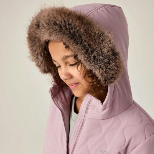 Regatta Kids Fabrizia II Quilted Jacket - Powder Lilac