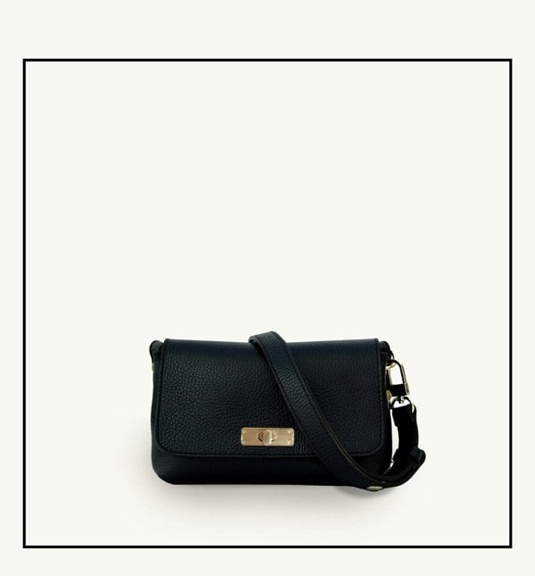 Apatchy London The Maisie Leather Bag - Black