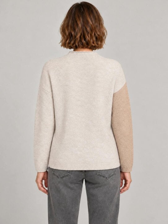 VIZ-A-VIZ Geometric Intarsia Jumper