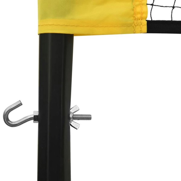 Berkfield Badminton Net Yellow and Black 600x155 cm PE Fabric