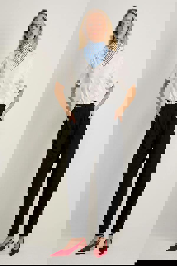 GWD Malika Navy Wide Leg Trouser