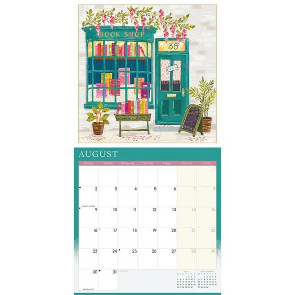 Book Lovers Calendar 2027, Wall Calendars, Month To View, History & Literature, Gift