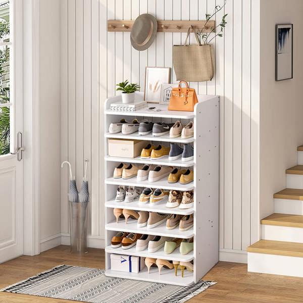 Living and Home 8-Tier Shoe Rack Shoe Cabinet for Entryway