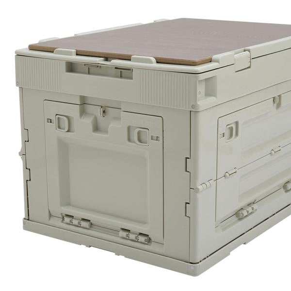 Living and Home 60L Collapsible Storage Box Outdoor Camping Table Hamper