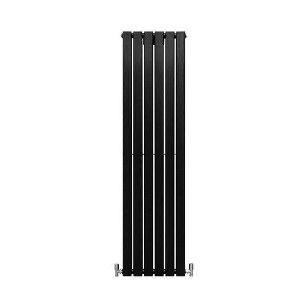 Designer Flat Panel Radiator - Matt Black (1600mm x 420mm)