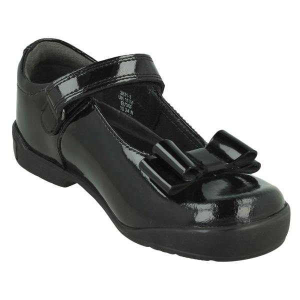 Start-rite Girls Start-Rite Bow Detail School Shoes Flourish