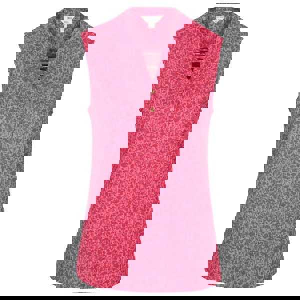 Mountain Warehouse Womens Petra Floral Pattern Sleeveless Shirt - Red