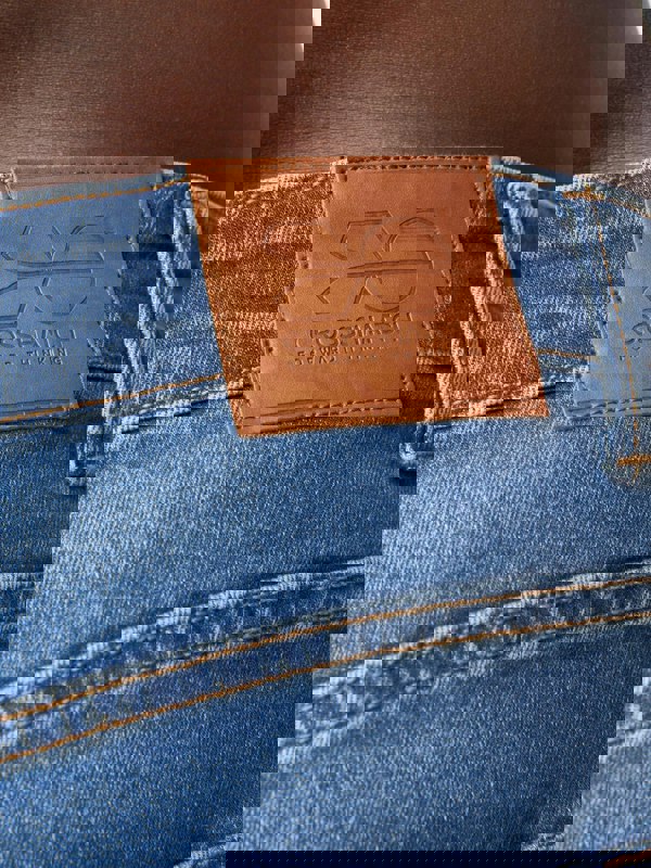 Crosshatch Svelte Slim Fit Stretch Jeans Stone Wash