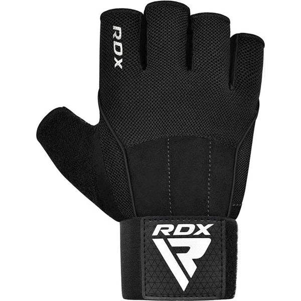 RDX Sports GYM WEIGHT LIFTING GLOVES W3 BLACK WITH EVA PADDING PLUS