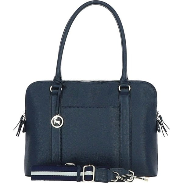 'Cuore di Cuoio' 3 Section Large Leather Handbag: X-39