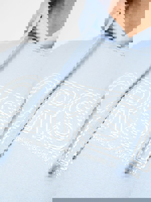 Crosshatch Kendrick Hoodie Light Blue