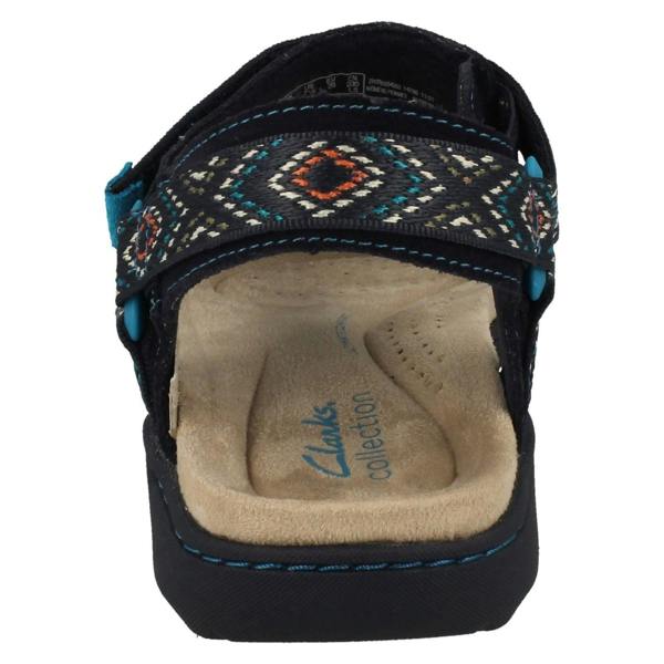 Clarks Ladies Clarks Aztec Detailed Strappy Sandals Amanda Step