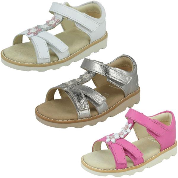 Clarks Girls Clarks Casual Sandals Crown Flower