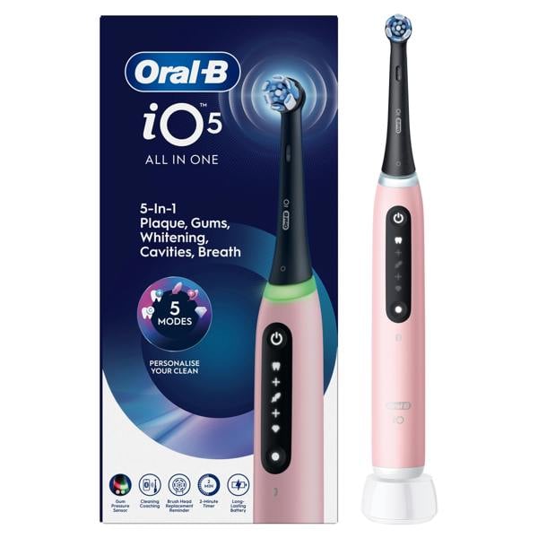 Oral-B iO 5 Pink Electric Toothbrush