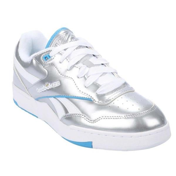 Reebok Unisex Adult BB 4000 II Leather Trainers - Silver