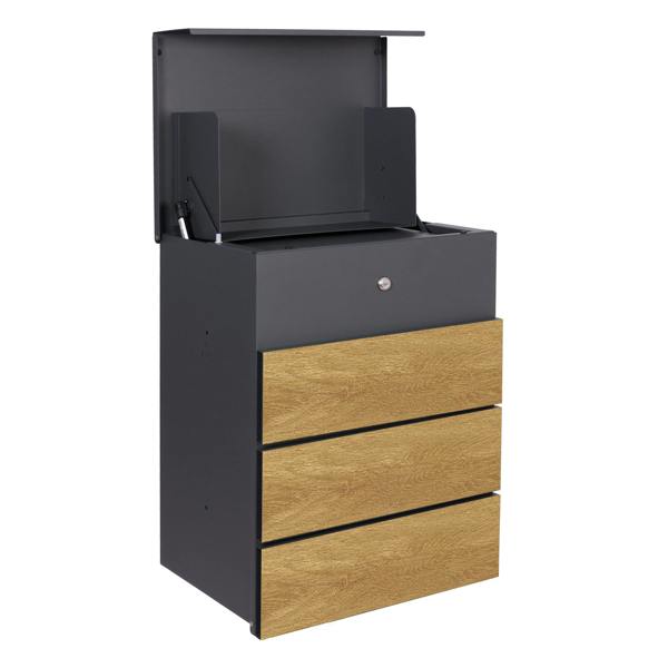 Phoenix Safe Phoenix Top Loading Smart Parcel Box PB1331AWK with Key Lock