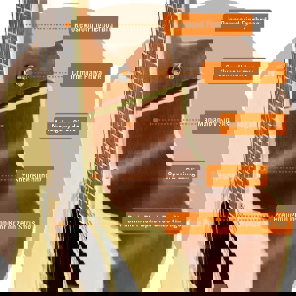 MX Cutaway Acoustic Guitar Pack#Colour_Natural