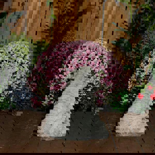 Cute Bulldog Pup Garden Ornament Dog Statue 