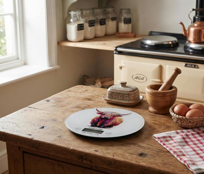 Hamish Highland Cow Kitchen Scale