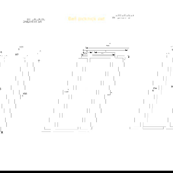 Garden Impressions Bell 200cm Picnic Bench in Dark and Light Grey