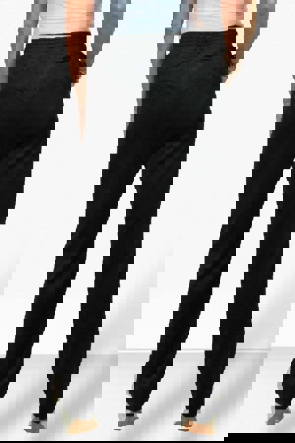 Paulo Due Womens Elastic Waist Corduroy Trousers