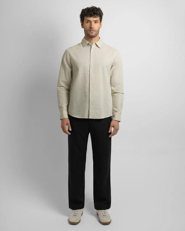 Steel & Jelly Allgreave - Abstract Jacquard Long Sleeve Shirt