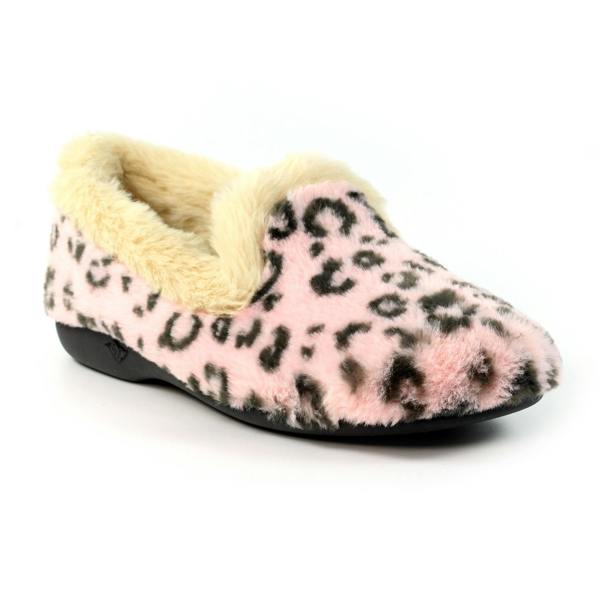 Lunar Womens/Ladies Morgan Slippers - Pink - 