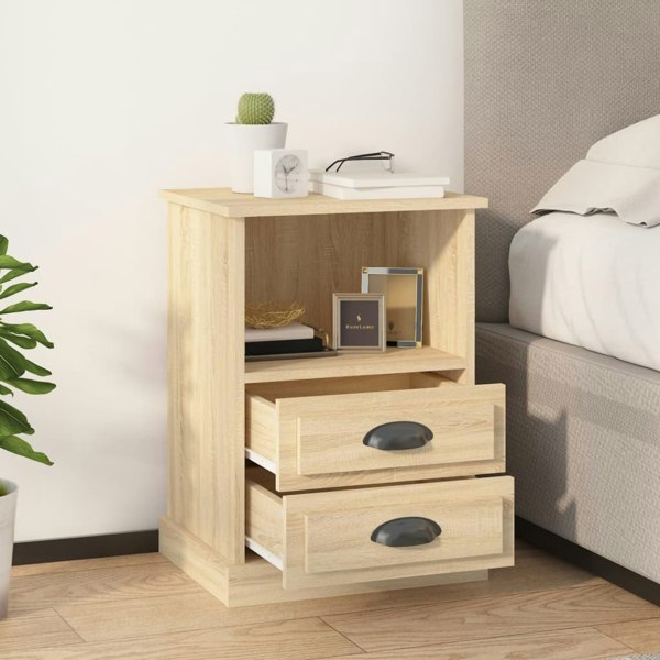 Berkfield Bedside Cabinet Sonoma Oak 43x36x60 cm