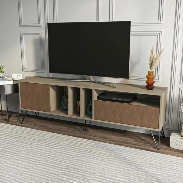 Decorotika Mistico Modern Tv Stand TV Cabinet for TV's up to 71"