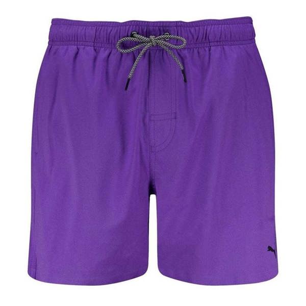 Puma Mens Logo Swim Shorts - Violet - 