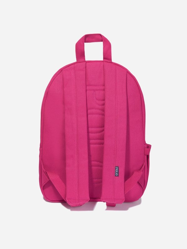 Ralph Lauren Kids Girls Canvas School Backpack With Card Holder in Pink (42cm)