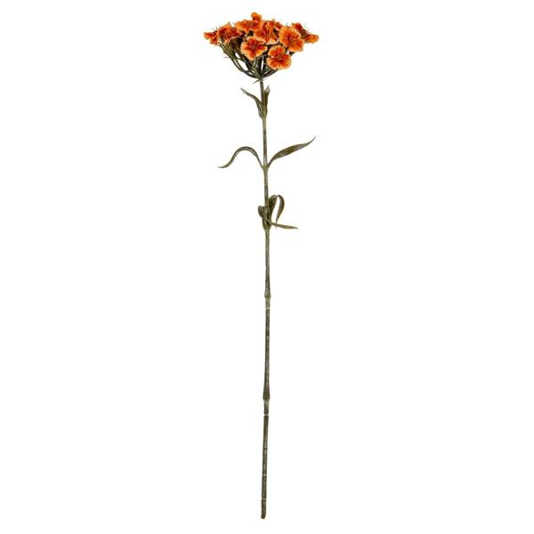 Wyld Haus Set of 3 Artificial Flowers Orange Dianthus Sprays