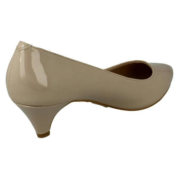 Anne Michelle Ladies Anne Michelle Mid Heel Pointed Toe Court Shoes