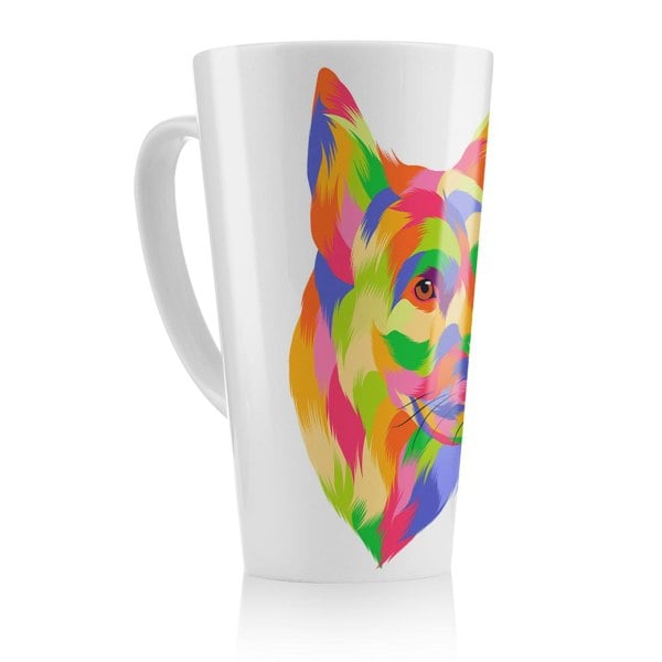 Benjamin Tate Design Amazing Illustration Dog Pop Art Designer Latte Mug