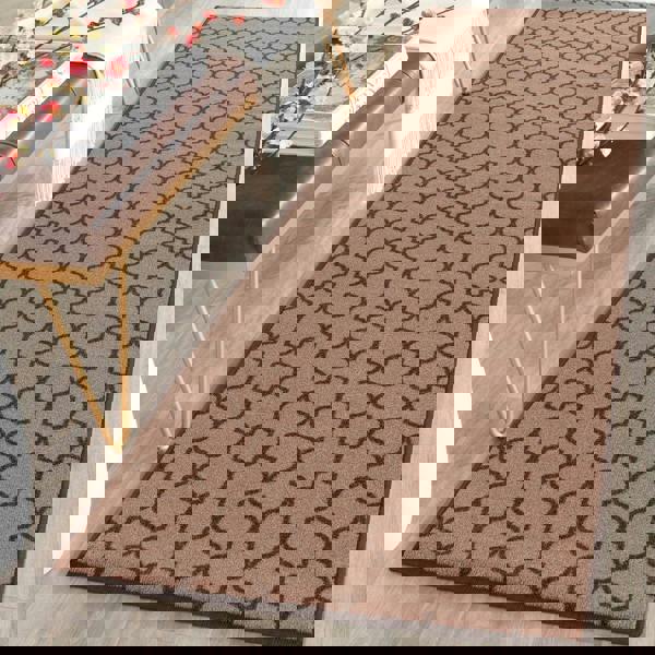 Smart Living Trellis Gel Mat - Beige Brown